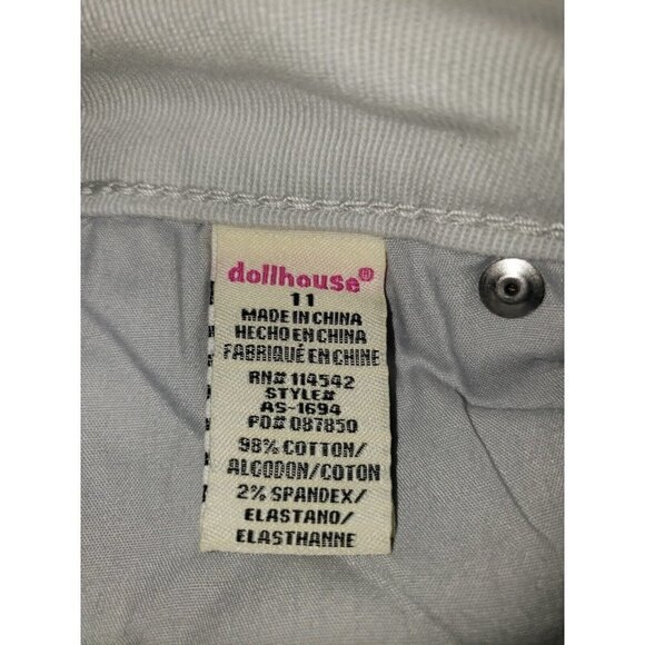 Women's DOLLHOUSE Jeans Cream Size 11 Style AS -1694 - Picture 4 of 6